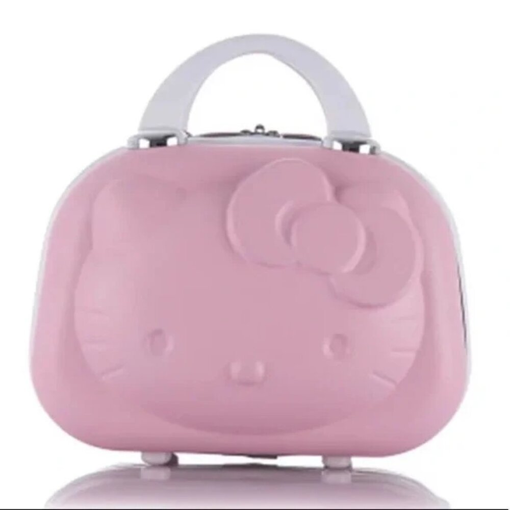 Hello Kitty Travel Cosmetic Case Box Beauty Makeup Case Bag Organizer Pink